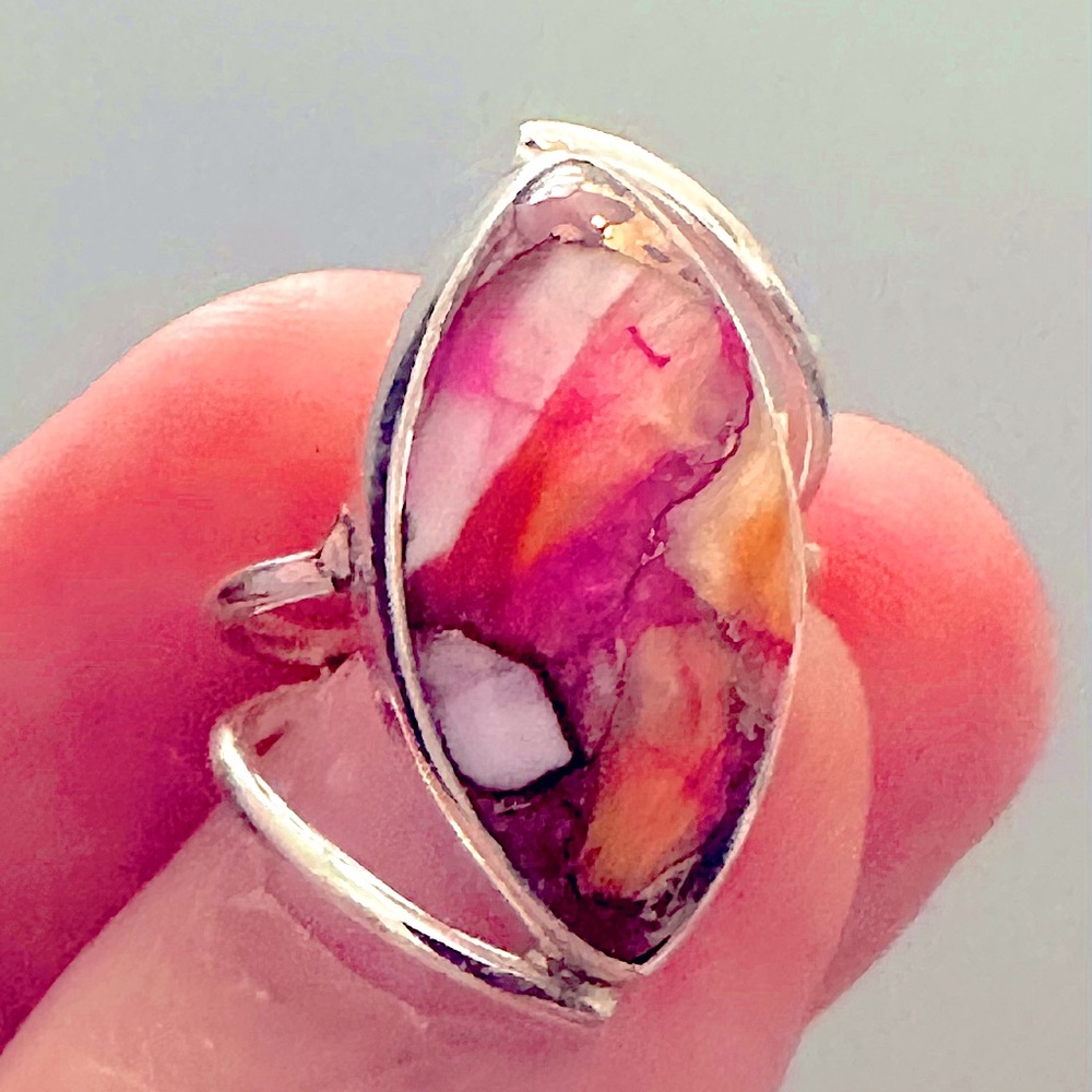 Kingsman Pink Dahlia pinky ring. NEVER BEEN WORN!!! Size 2 1/4. Tiny.
